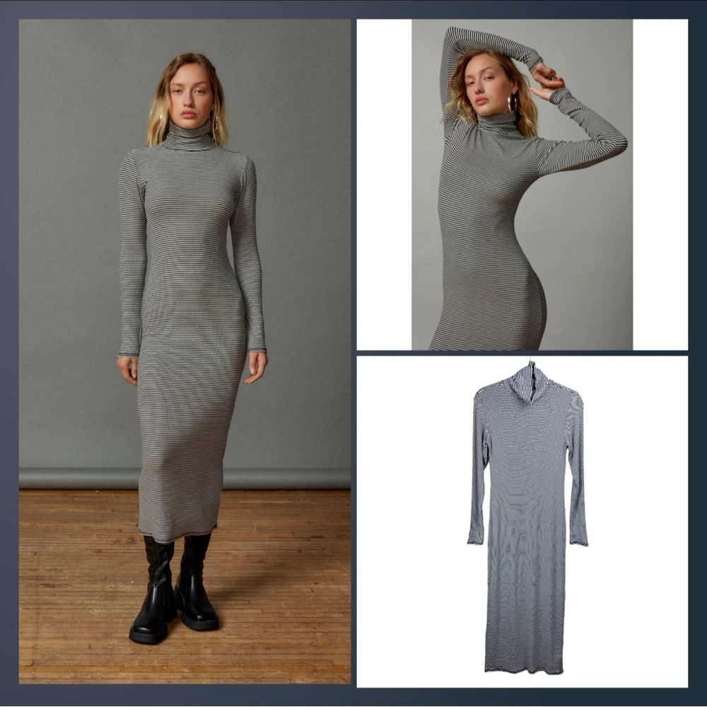 NWOT BDG Sierra Turtleneck Midi Dress LARGE